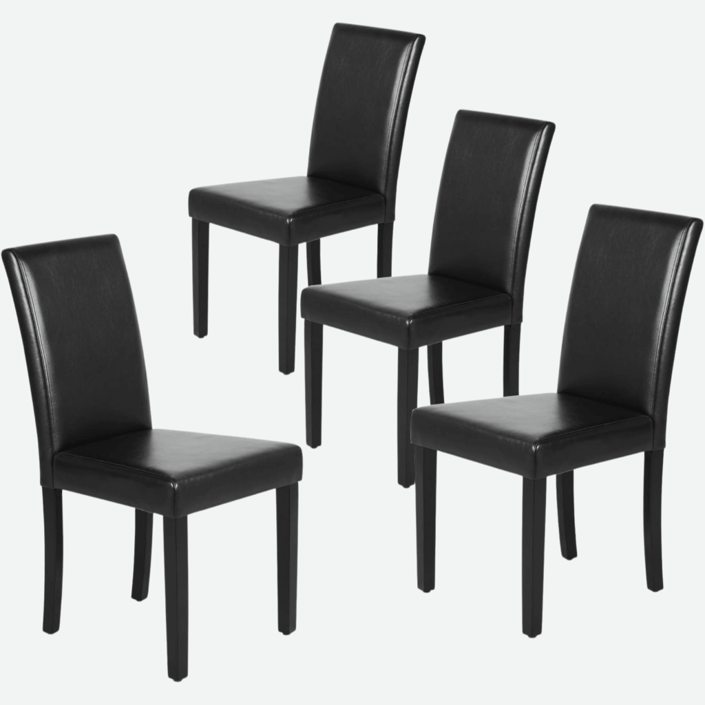 leather dining chairs