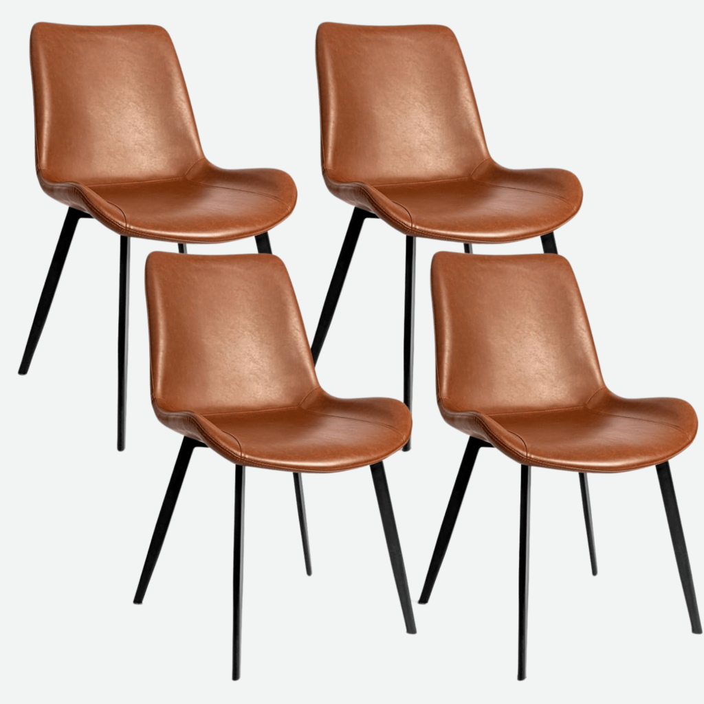 leather dining chairs