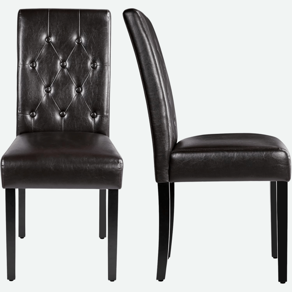 leather dining chairs