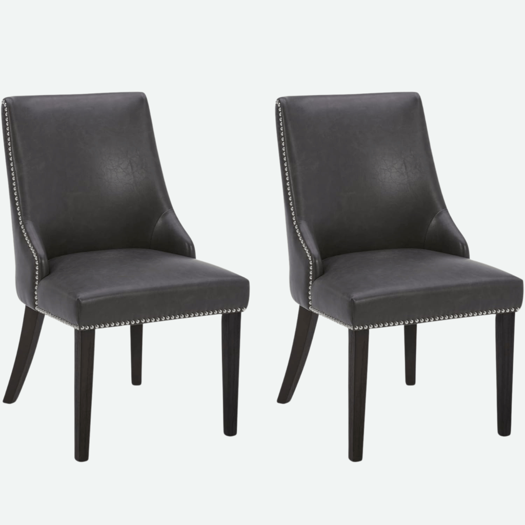 leather dining chairs