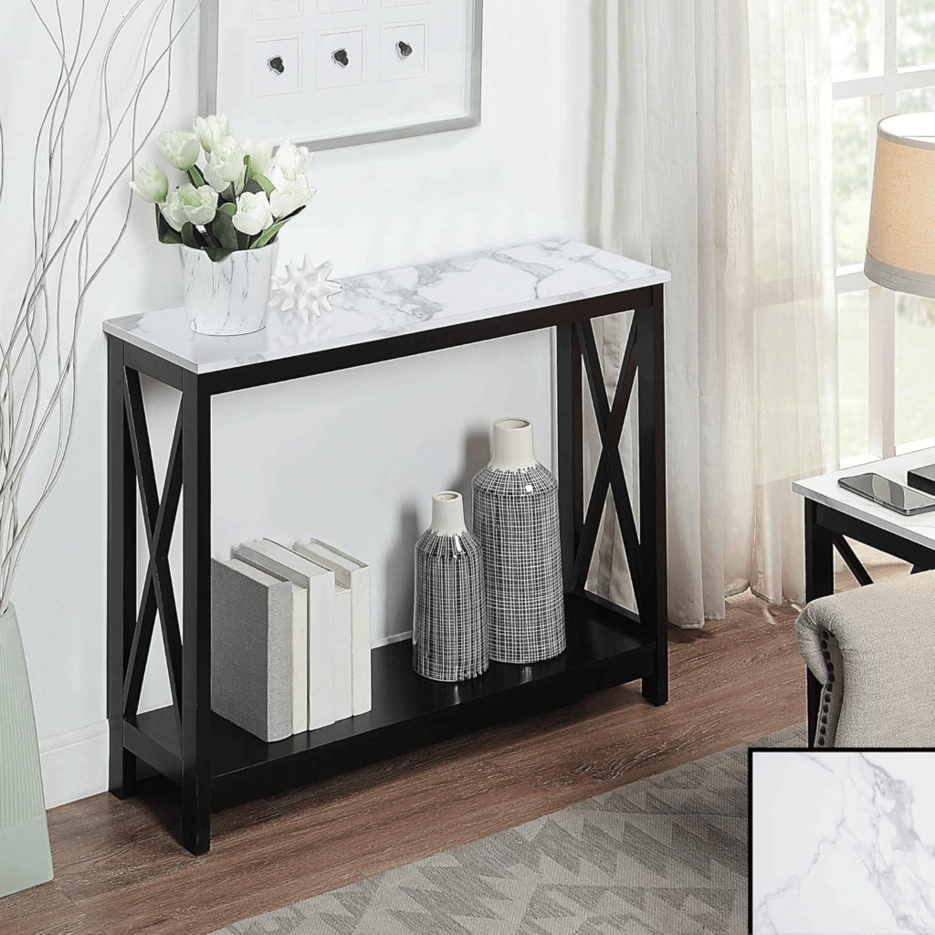 Marble Top Console Table