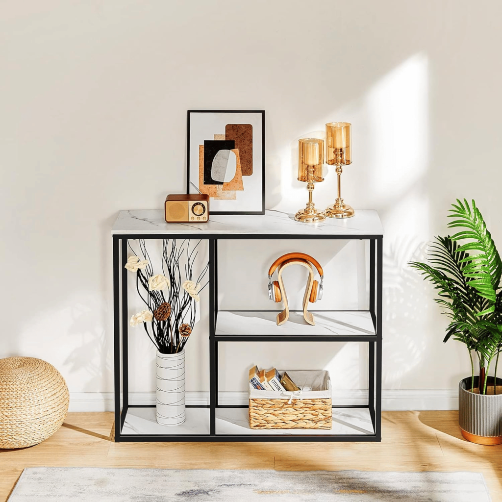 Marble Top Console Table