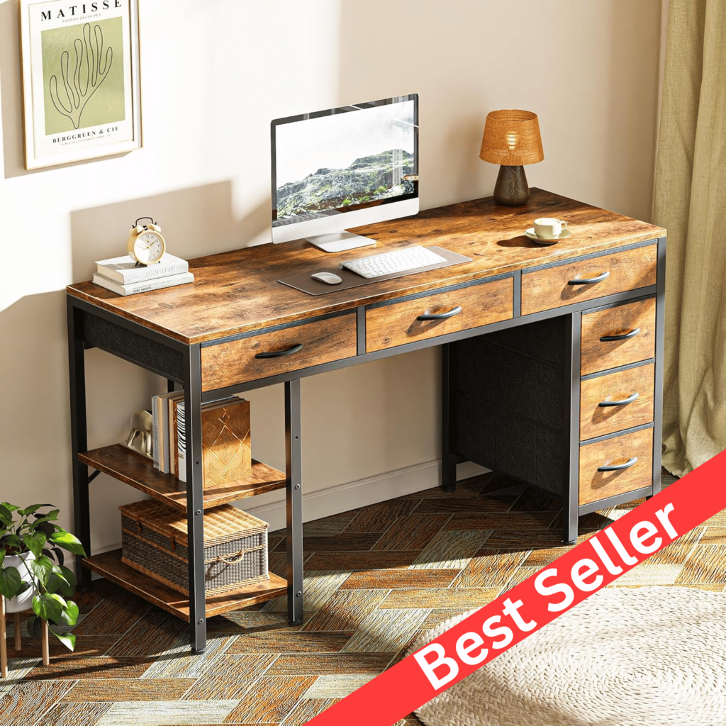 rustic office desk