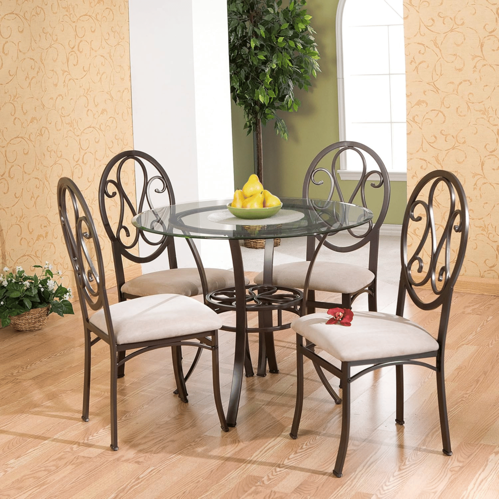 Round Glass Dining Sets for 4