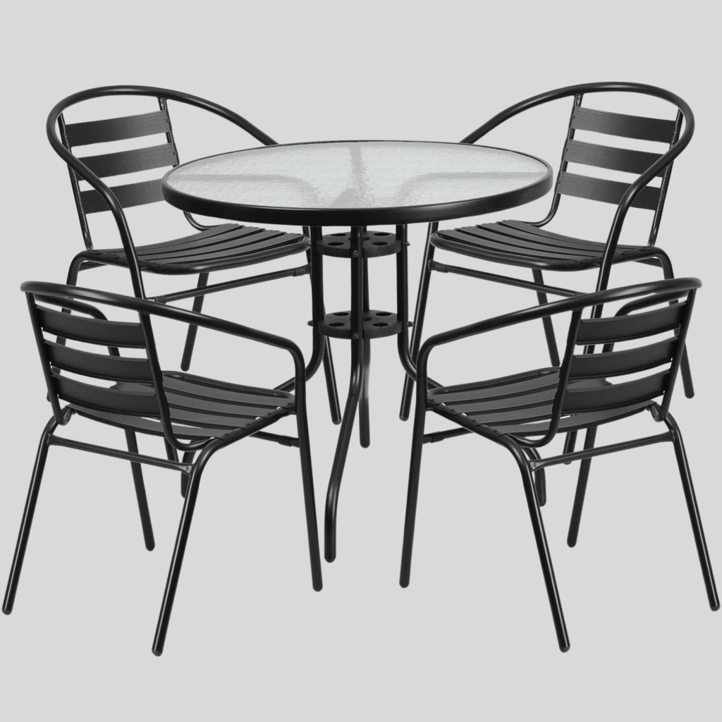 Round Glass Dining Sets for 4