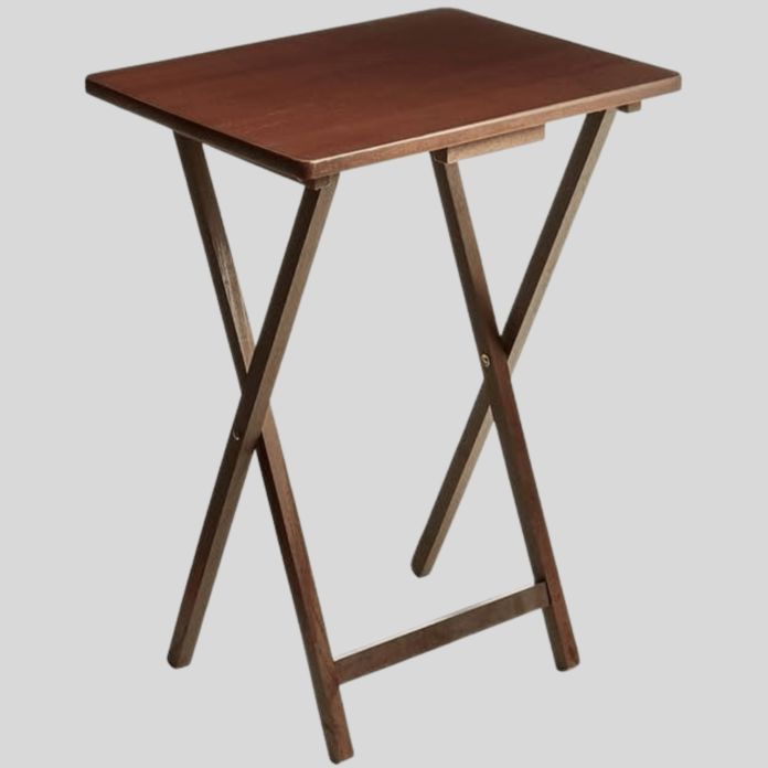 wood folding table