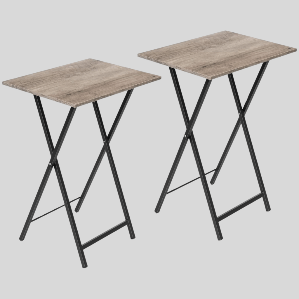 wood folding table